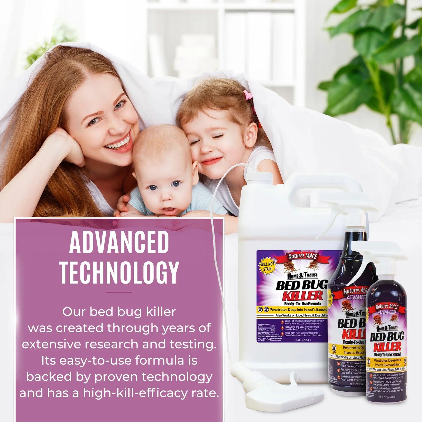 Nature's MACE Bed Bug Killer Advanced Technology | gallery:all