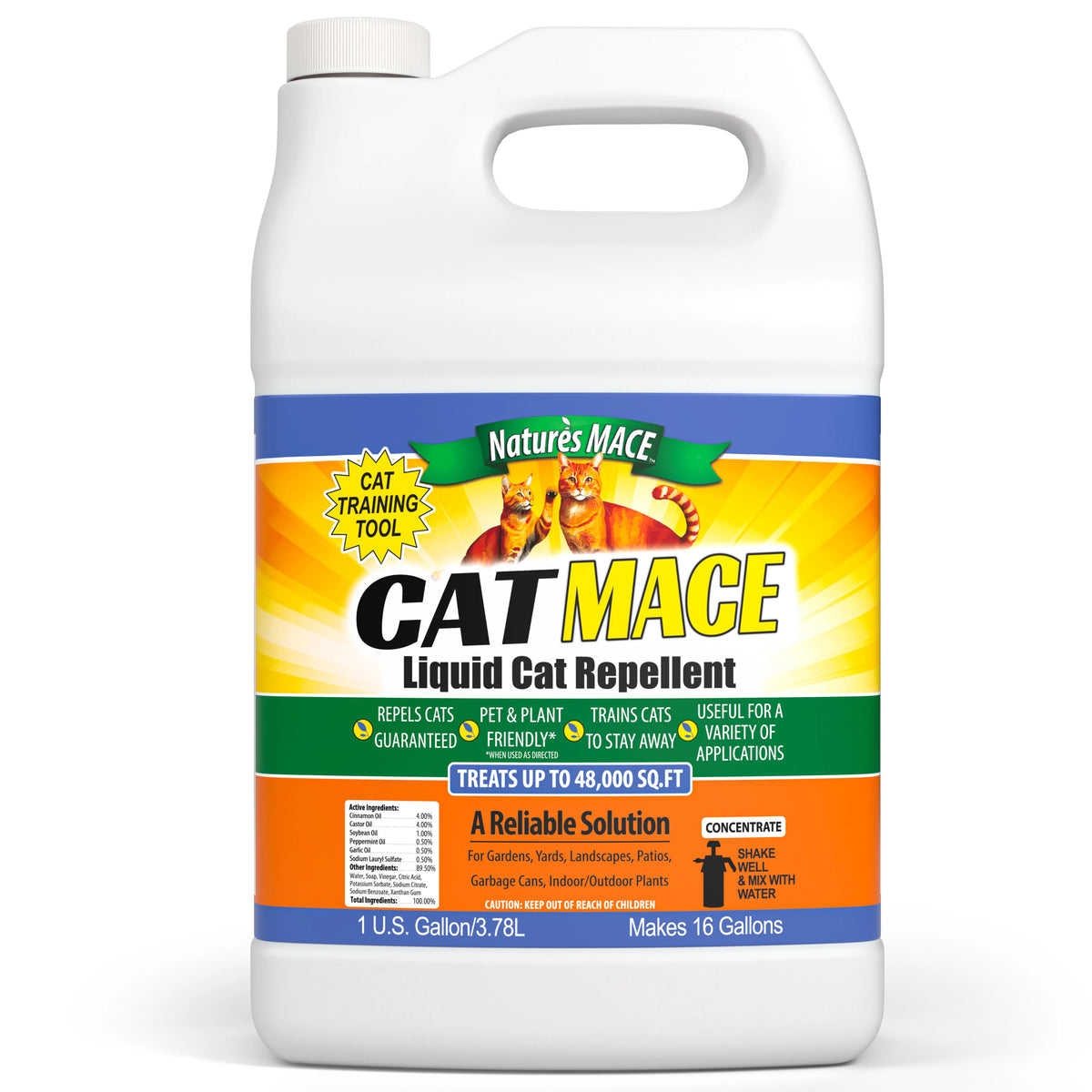 Cat MACE 1 Gallon Concentrate Cat Repellent and Training Tool