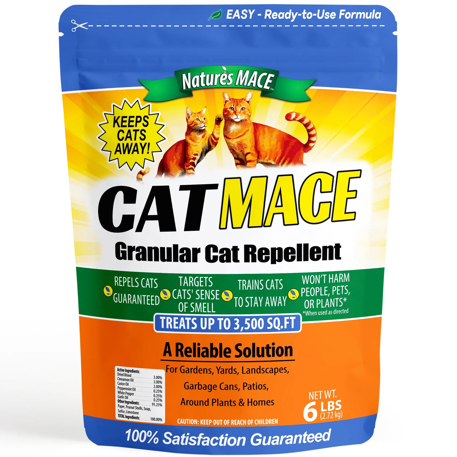 Cat Mace Granular Cat Repellent and Cat Training Tool | gallery:6-lb