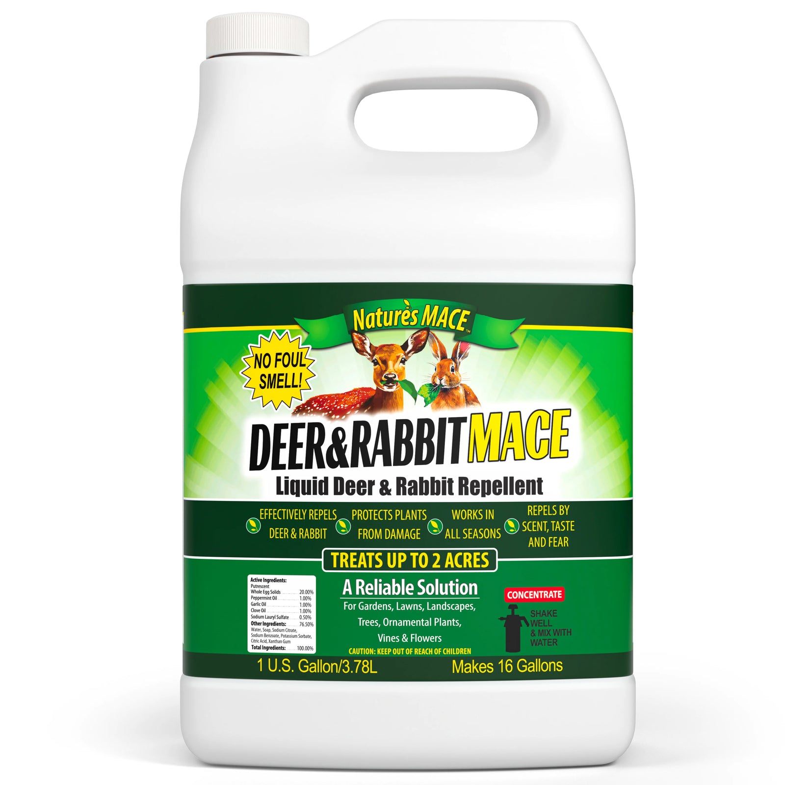 Deer and Rabbit MACE 1 Gallon Concentrate Deer and Rabbit Repellent | gallery:1-gal-conc