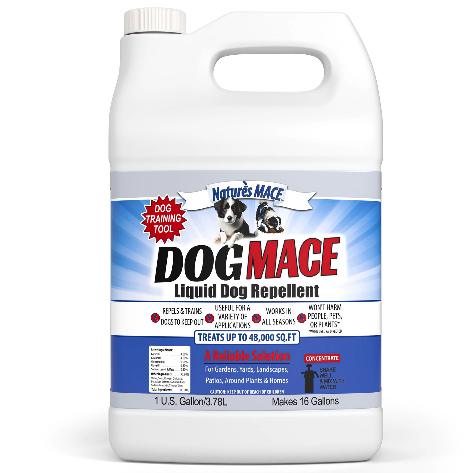 Dog MACE 1 Gallon Concentrate Dog Repellent and Training Tool | gallery:1-gal-conc