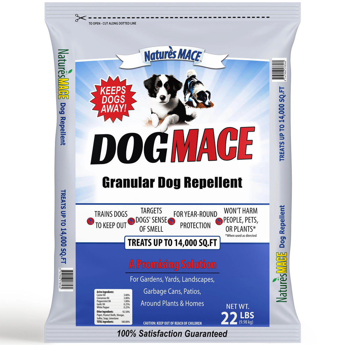 Dog MACE Granular 22lb. Dog Repellent and Dog Training Tool