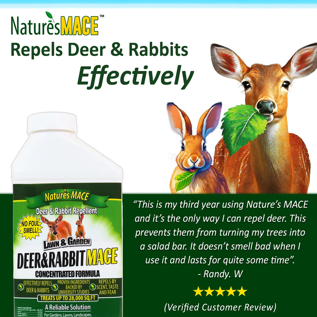 Nature's MACE Deer Repellent Spray