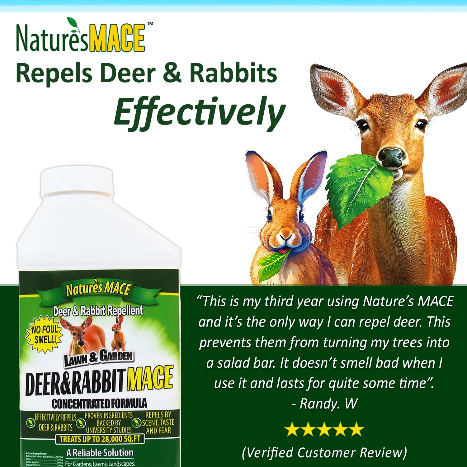 Nature's MACE Deer Repellent Spray | gallery:all