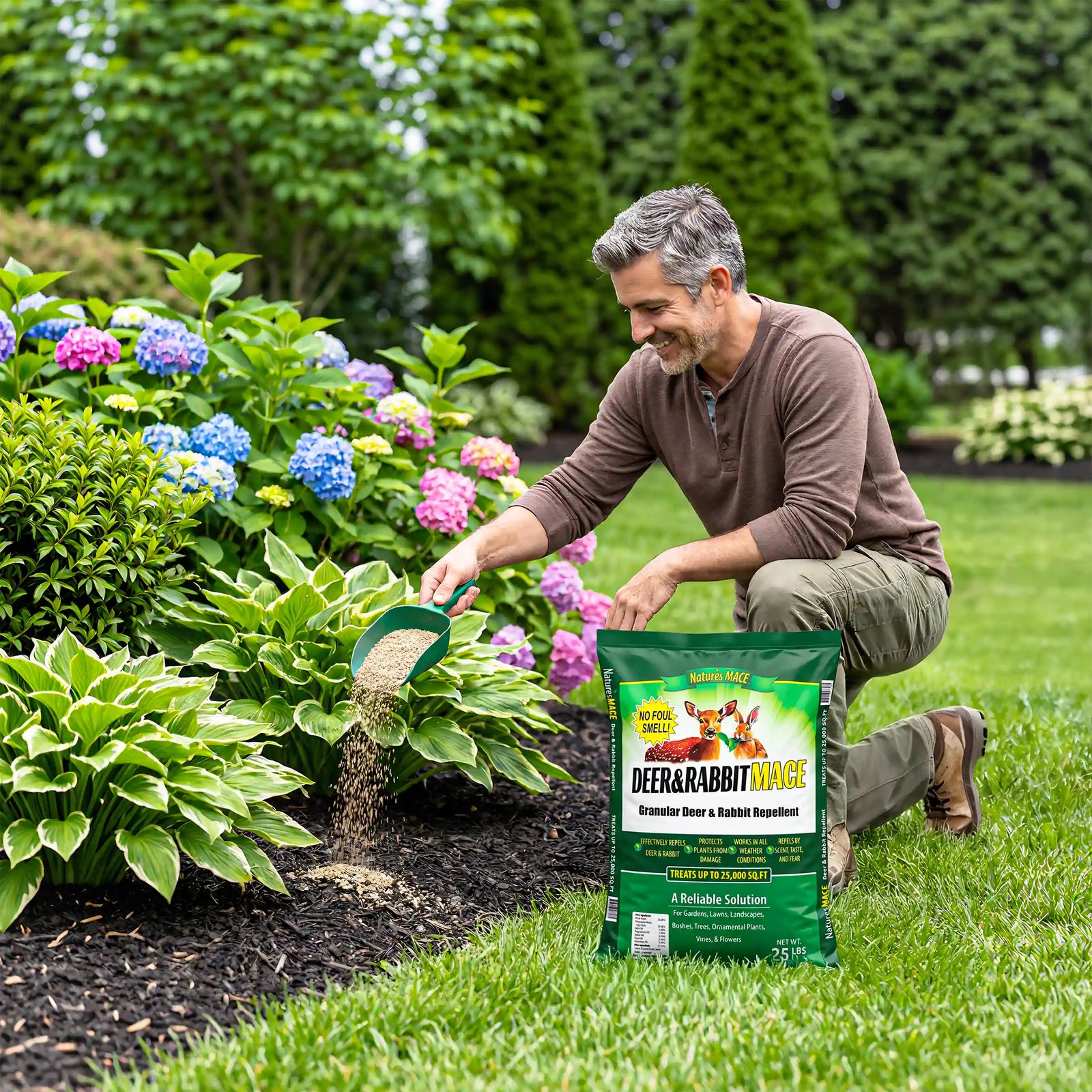 Nature's MACE Granular Deer and Rabbit Repellent | gallery:all