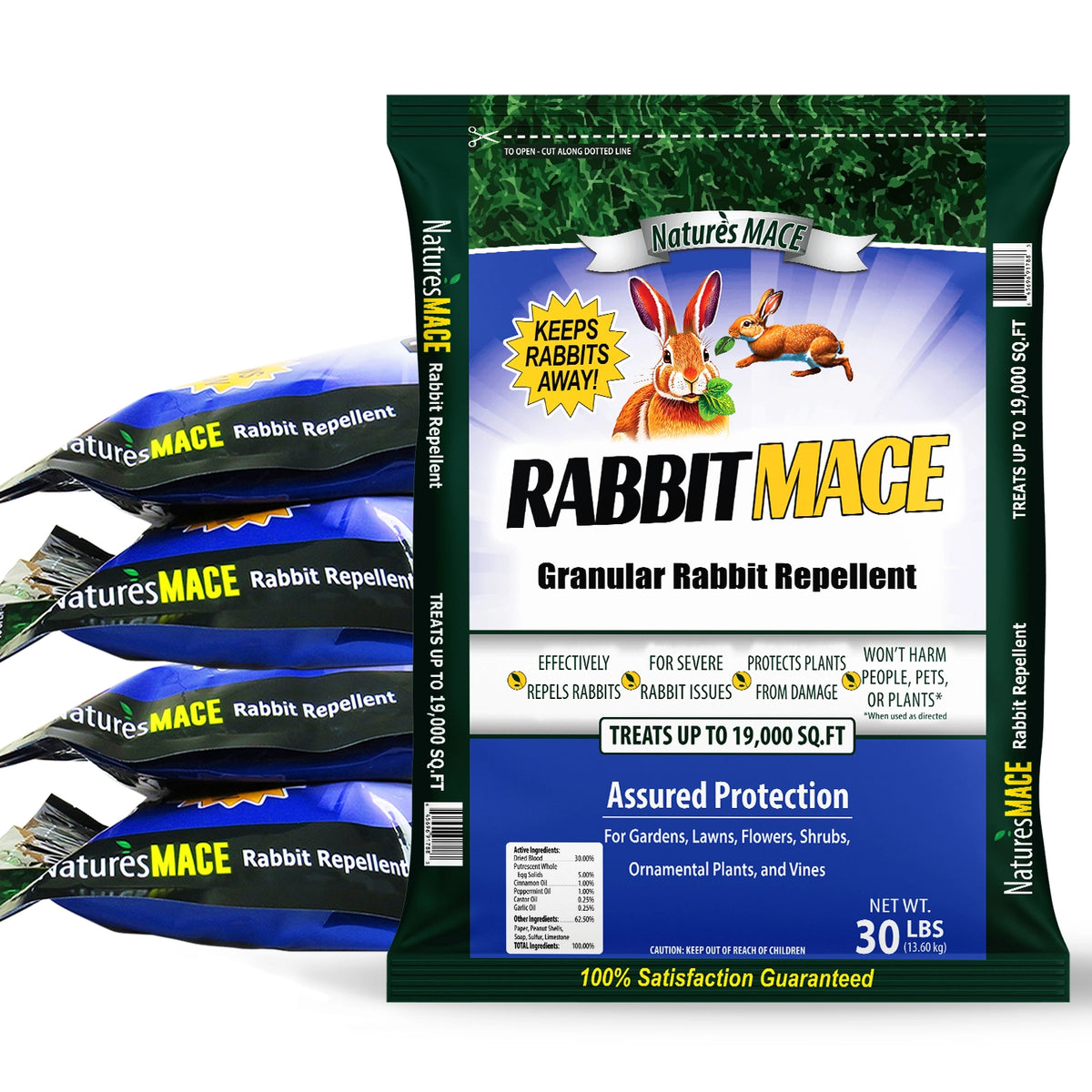Rabbit MACE Granular 30lb. rabbit repellent 5 Pack