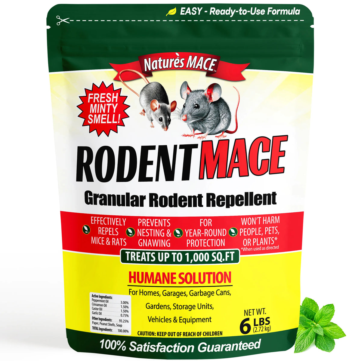 Rodent MACE Granular Rodent, Mice, Rat Repellent