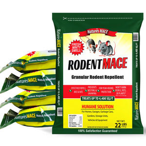 Rodent MACE Granular 22lb rodent repellent 5 Pack
