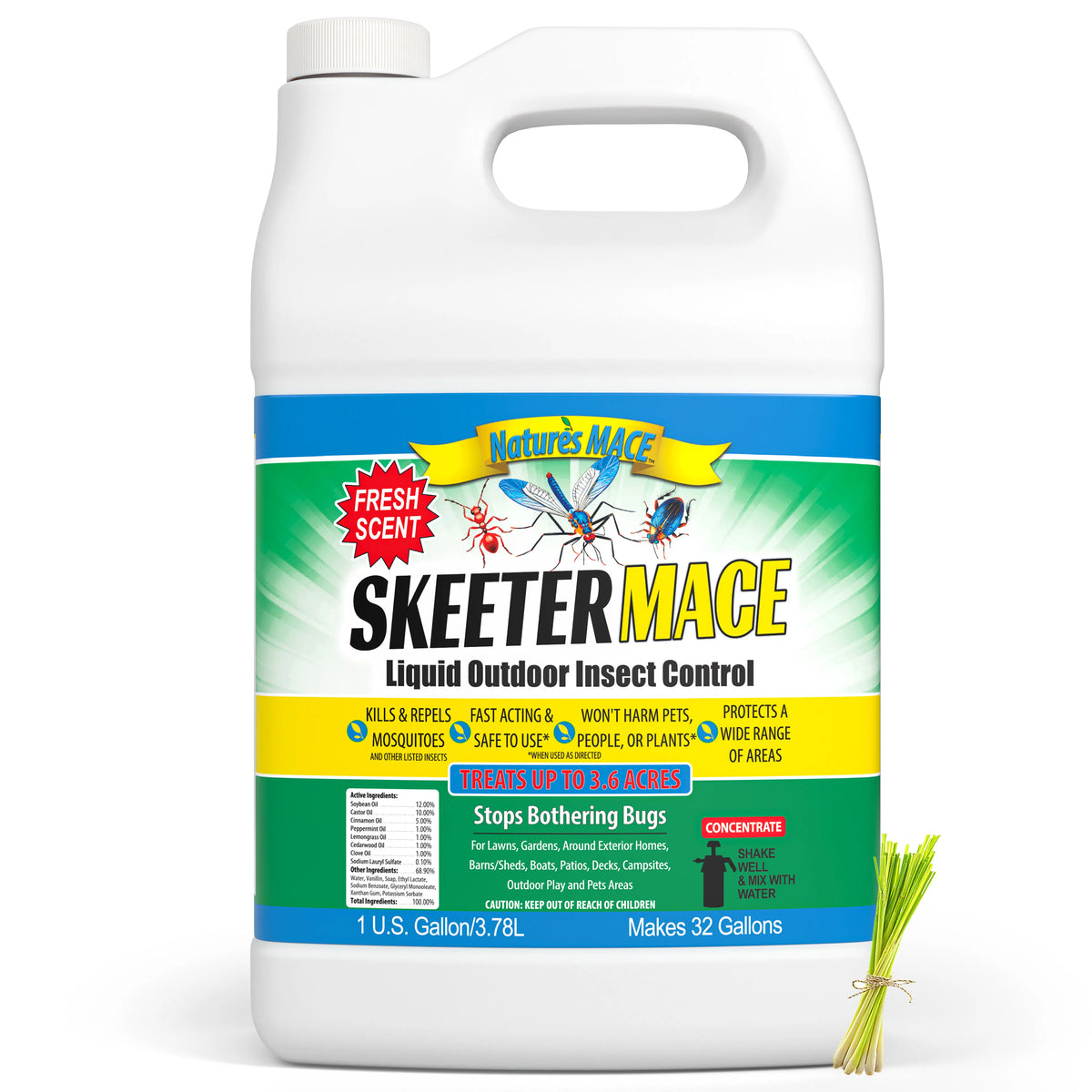 Skeeter MACE 1 Gallon Concentrate Outdoor Bug Control Spray