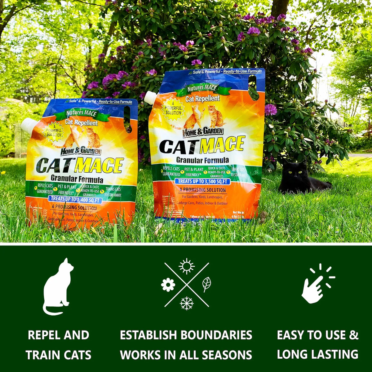 Natures MACE Cat MACE Granular Cat Repellent repel and train cats