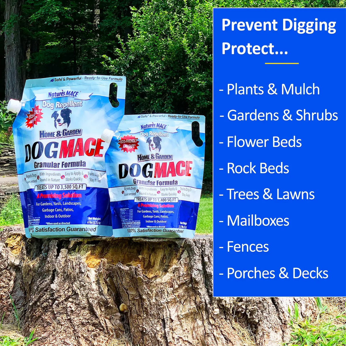Nature's MACE Dog MACE Granular Dog Repellent Prevents Digging