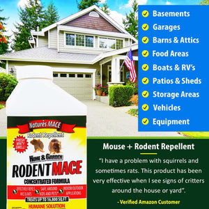 Nature's MACE Rodent MACE Liquid can be used in many areas