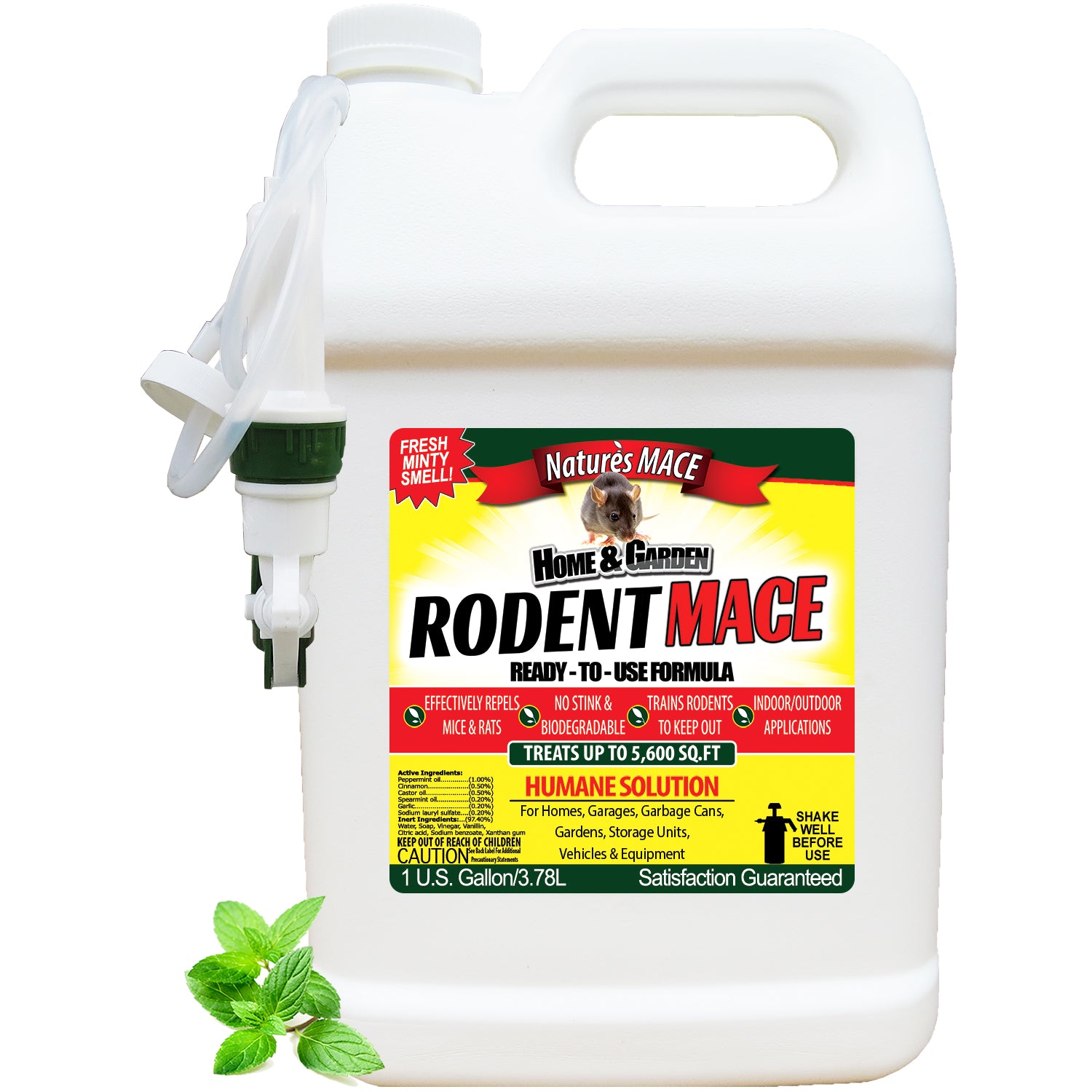Rodent MACE Peppermint Rodent Repellent 40oz Spray repel rodents