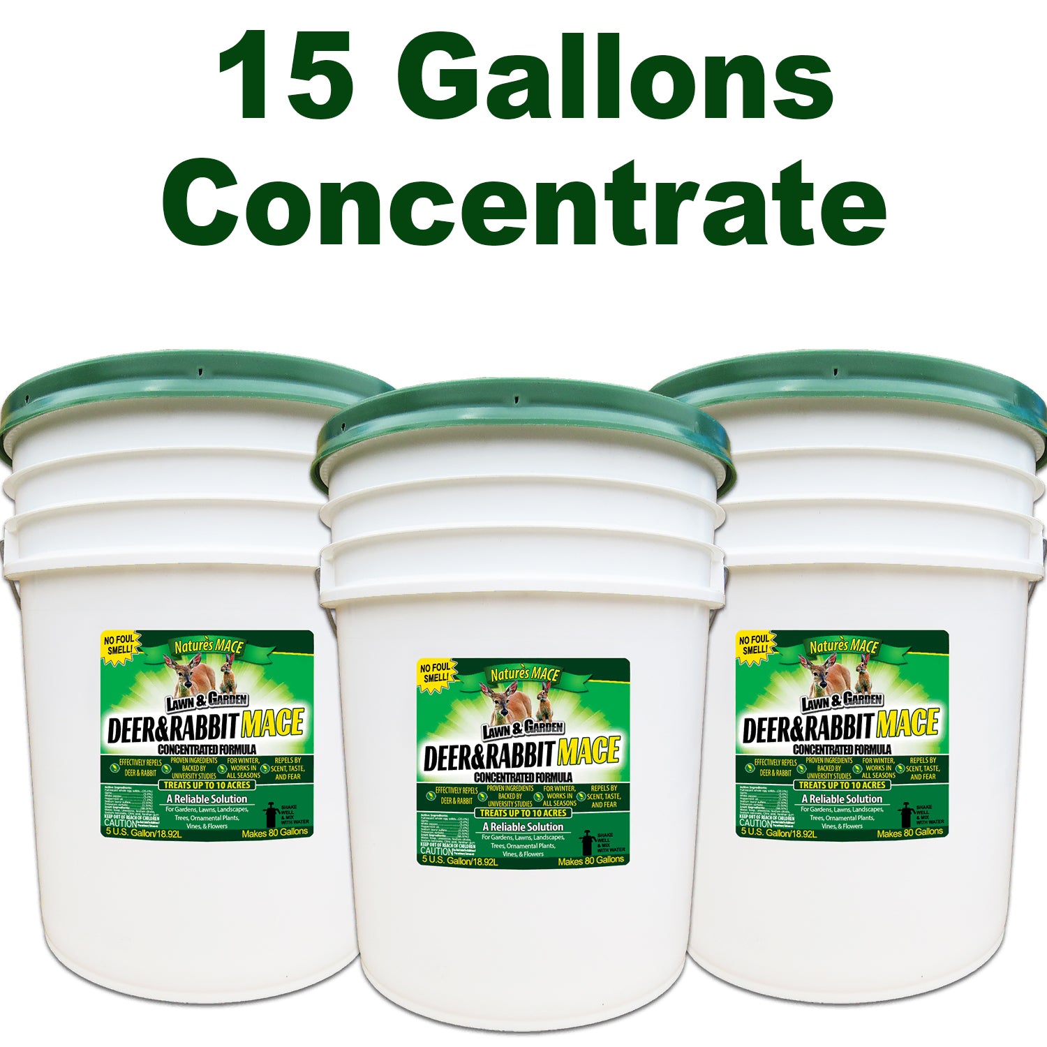 Deer and Rabbit MACE Commercial 15 Gallon deer repellent | gallery:15-gallon