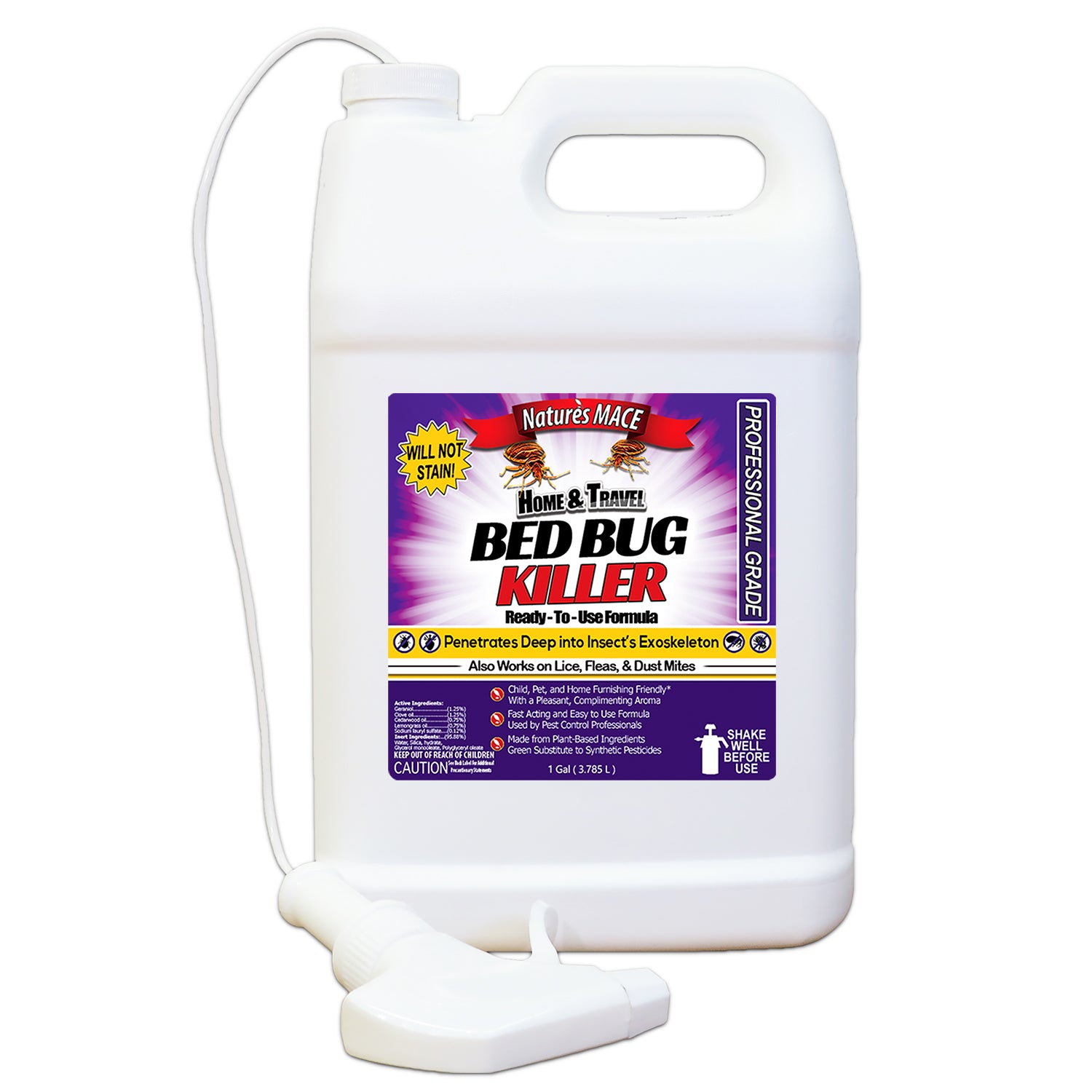 Bed Bug Treatment and Killer 1 Gallon bed bug repellent | gallery:1-gallon