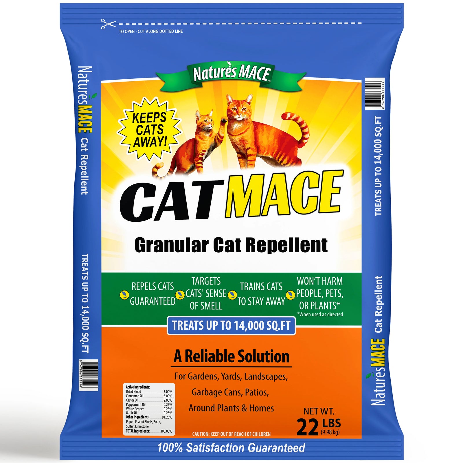 Cat MACE Granular 22lb. Cat Repellent and Cat Training Tool | gallery:22-lb
