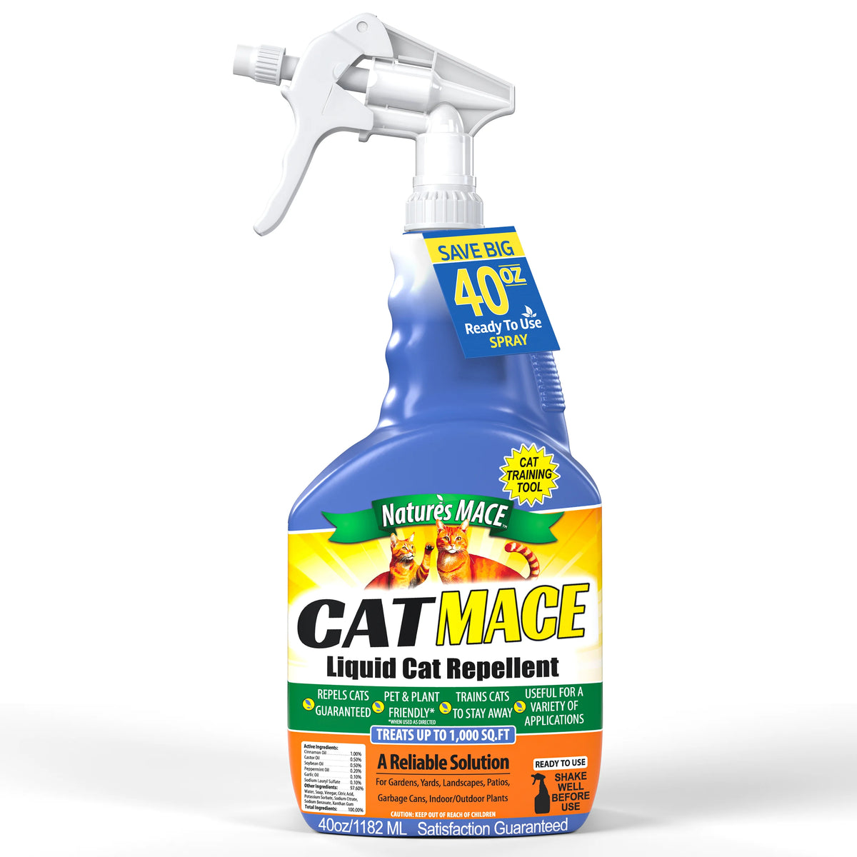 Cat Mace Cat Repellent and Cat Training Tool 40-ounce Spray | gallery:40-oz-spray