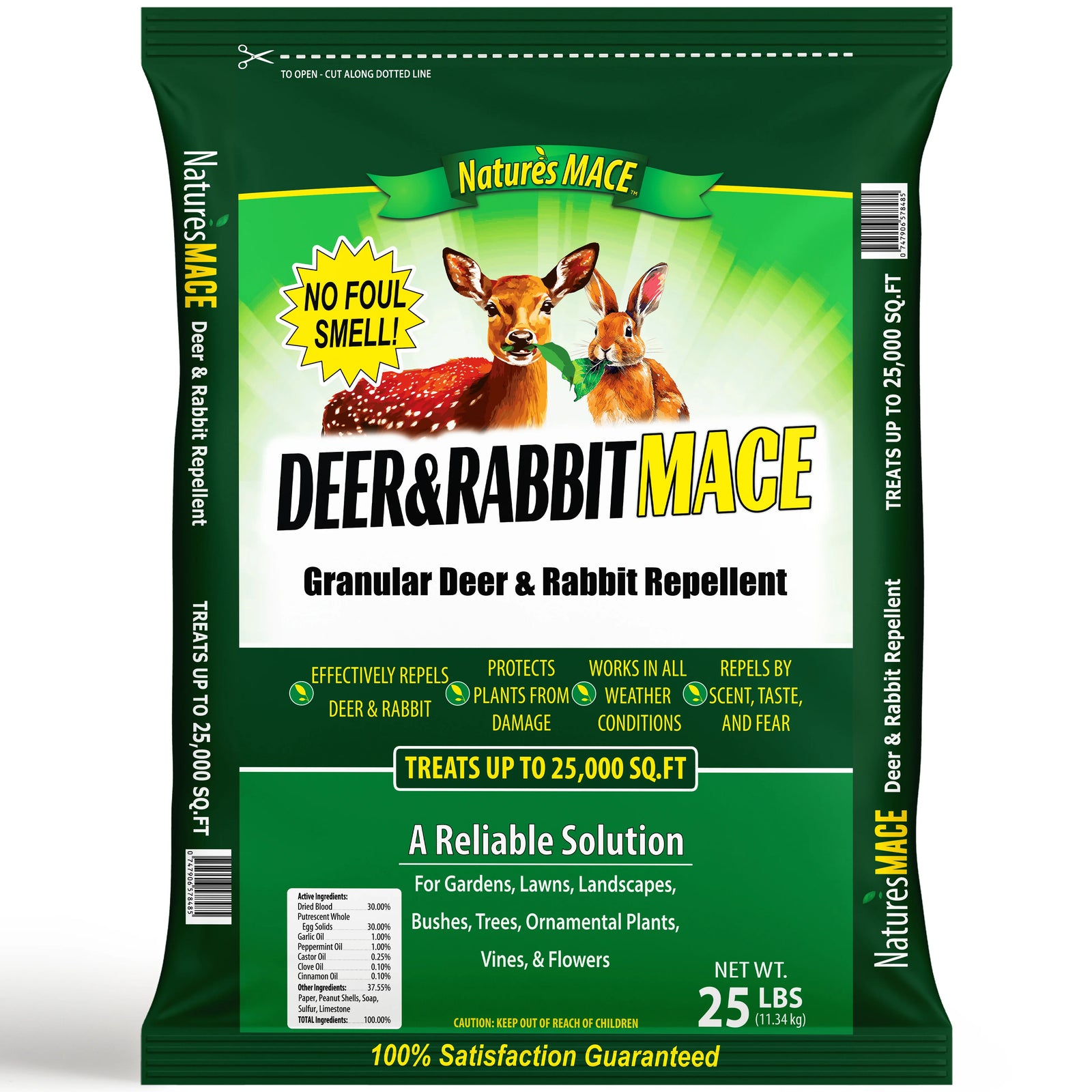Deer & Rabbit MACE Granular 25lb. Deer and Rabbit Repellent
