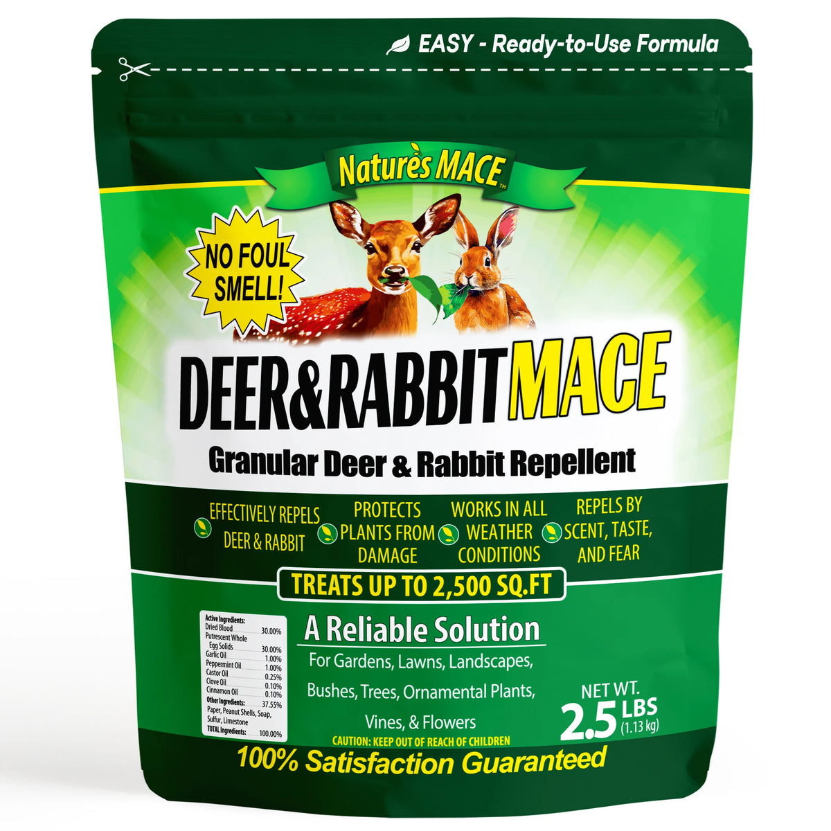 Deer and Rabbit MACE Granular Deer and Rabbit Repellent | gallery:2-5-lb