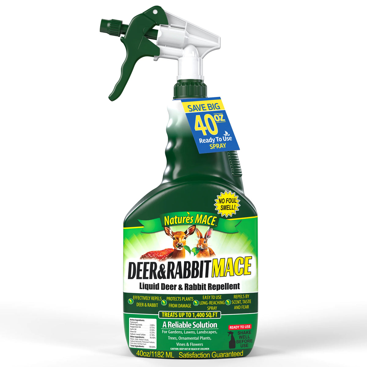 Deer and Rabbit MACE Deer and Rabbit Repellent 40-ounce Spray | gallery:40-oz-spray