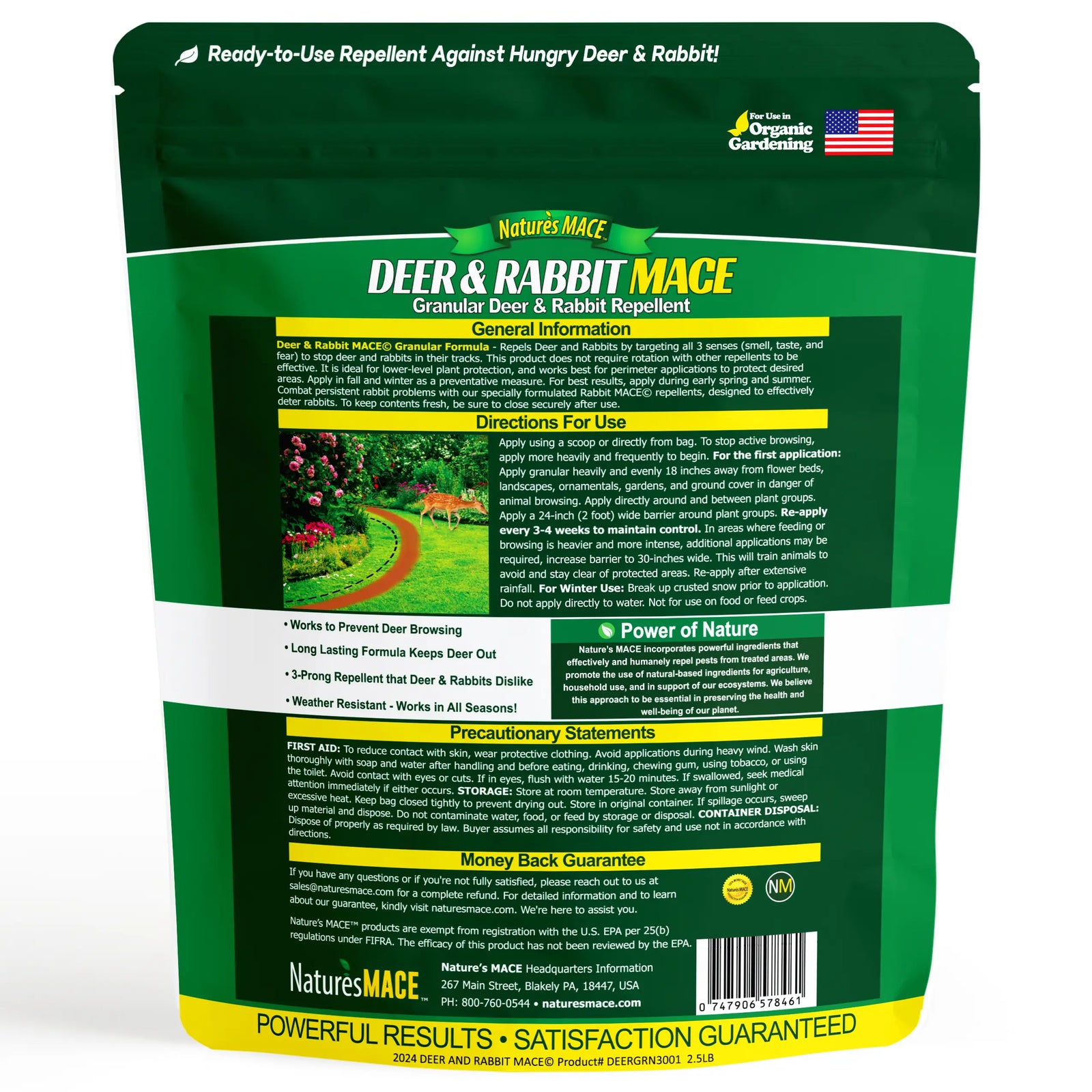 Deer and Rabbit MACE Granular Deer and Rabbit Repellent