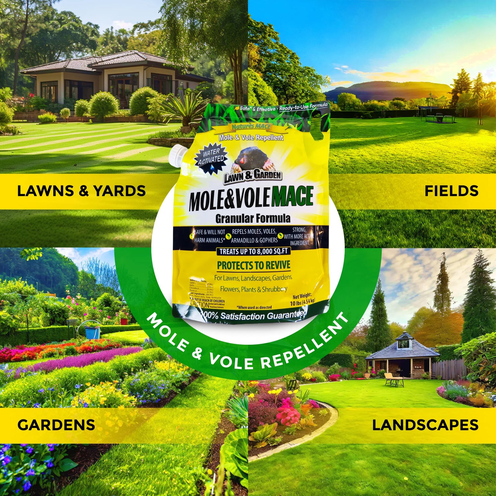 Mole and Vole Eviction Kit