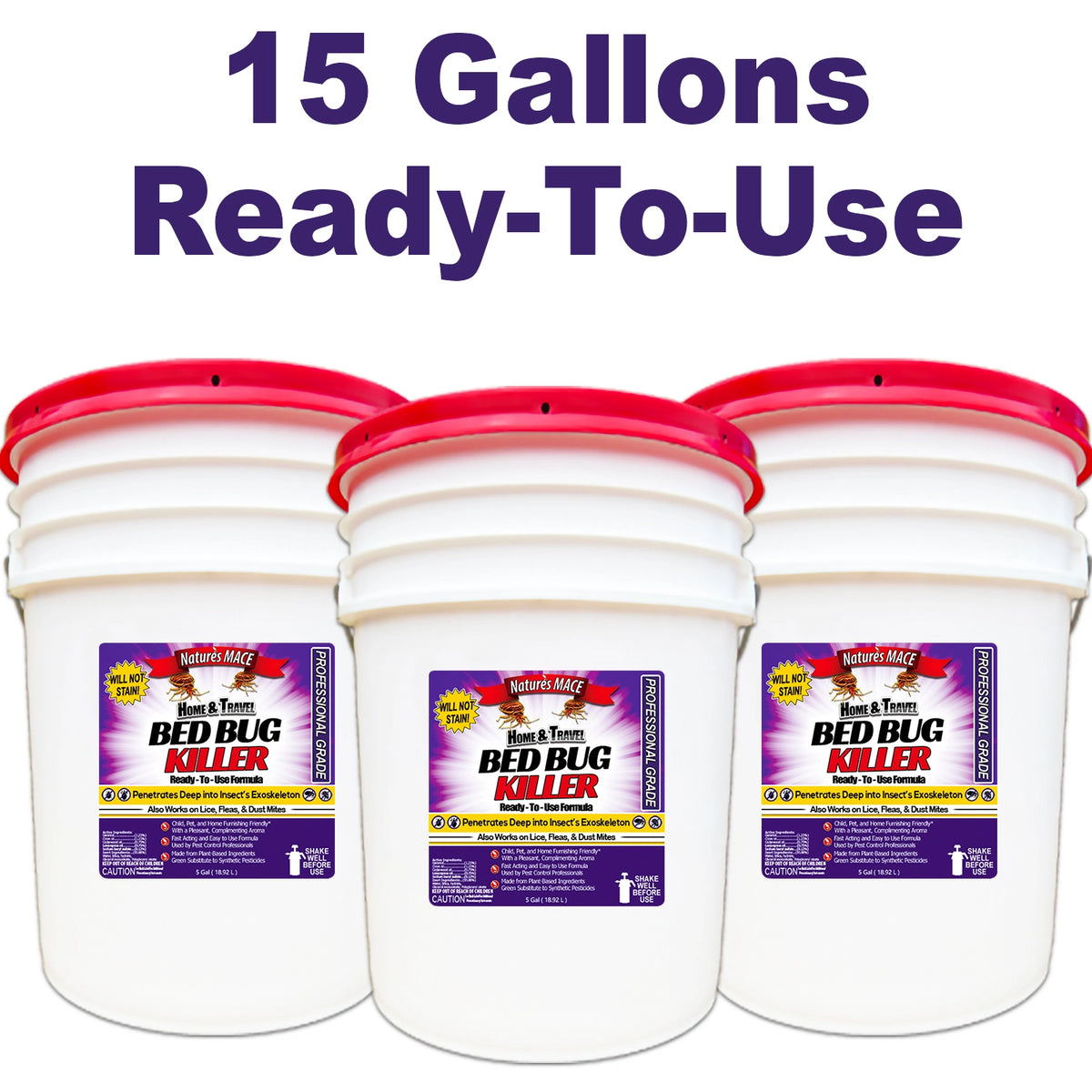 Bed Bug Treatment and Killer 15 Gallon bed bug repellent | gallery:15-gallon