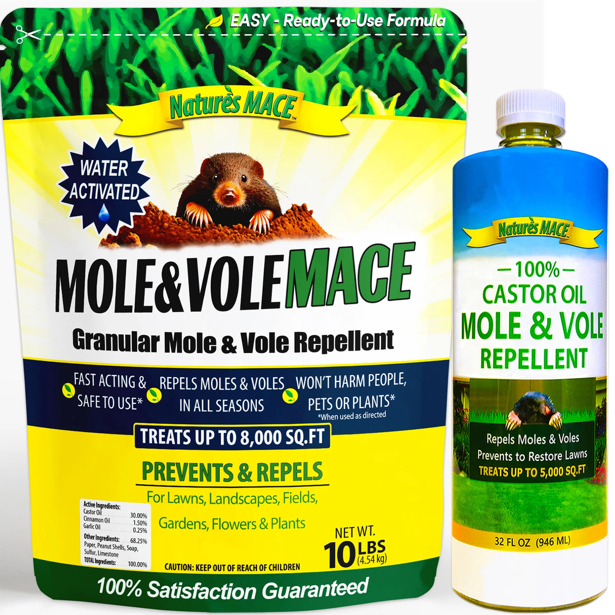 Nature's MACE Mole and Vole Eviction Kit