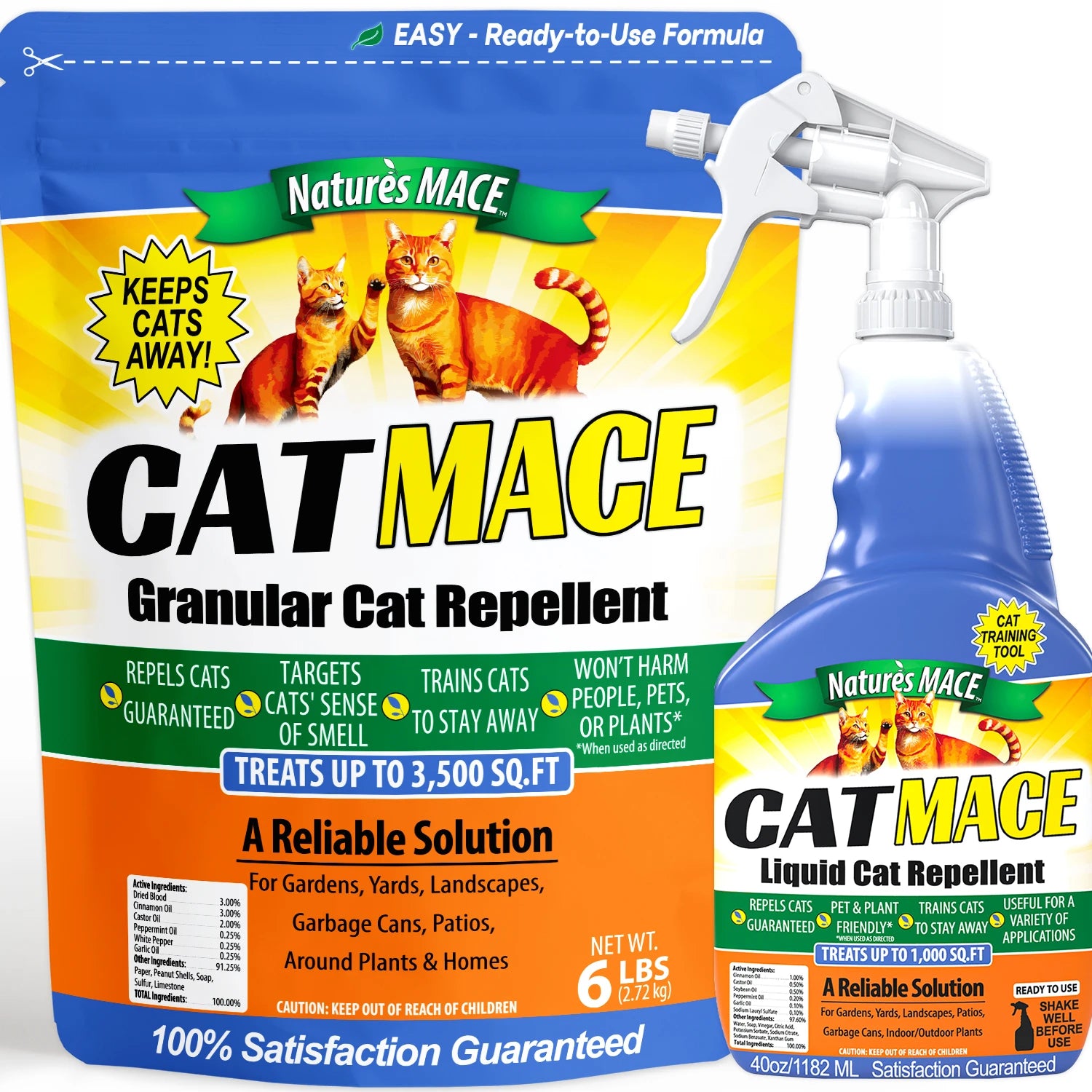 anti cat spray for garden Nature's MACE No More Cats Kit
