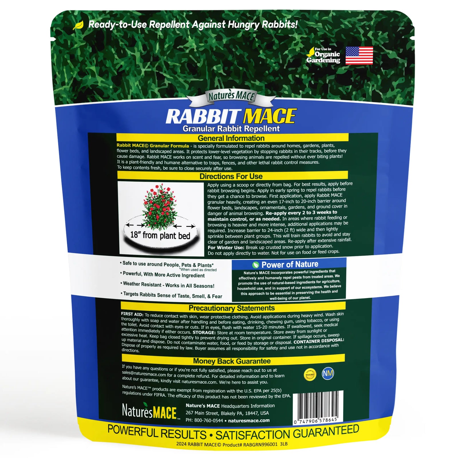 Rabbit MACE Granular Rabbit Repellent