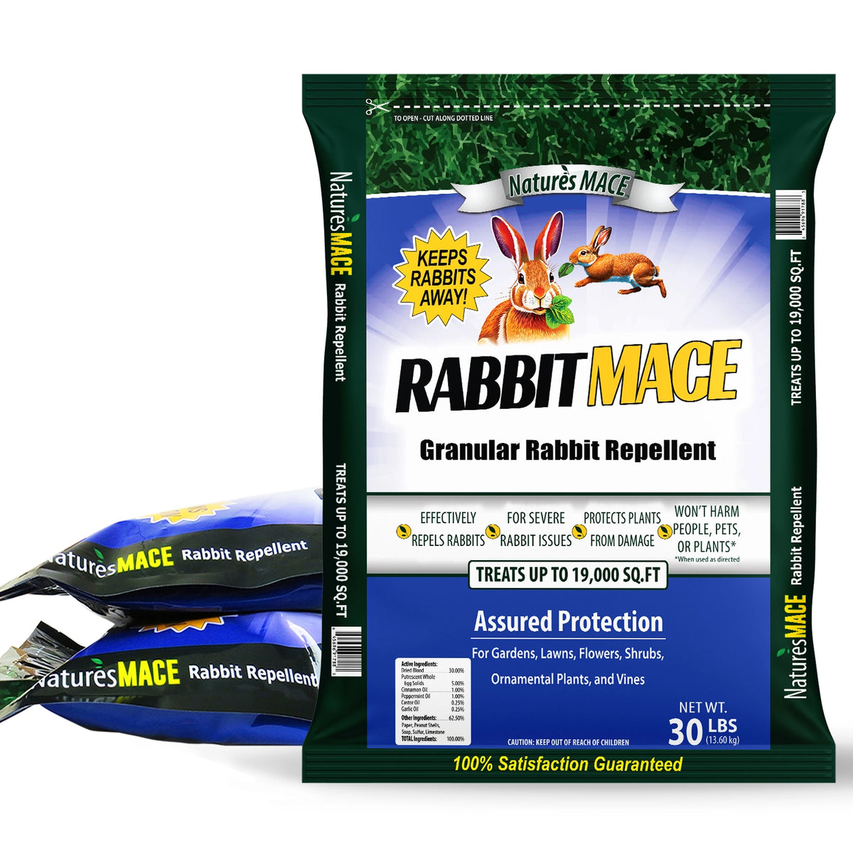 Rabbit MACE Granular 30lb. rabbit repellent 3 Pack