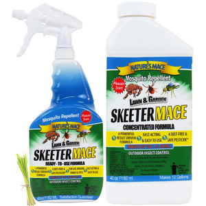 Skeeter MACE Liquid Outdoor Insect Control combo kit natural mosquito repellent