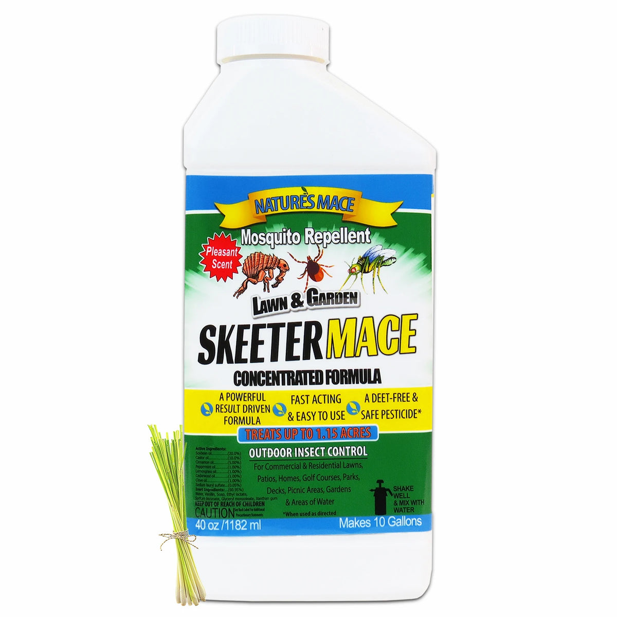 Skeeter MACE Liquid Outdoor Insect Control 40oz natural mosquito repellent