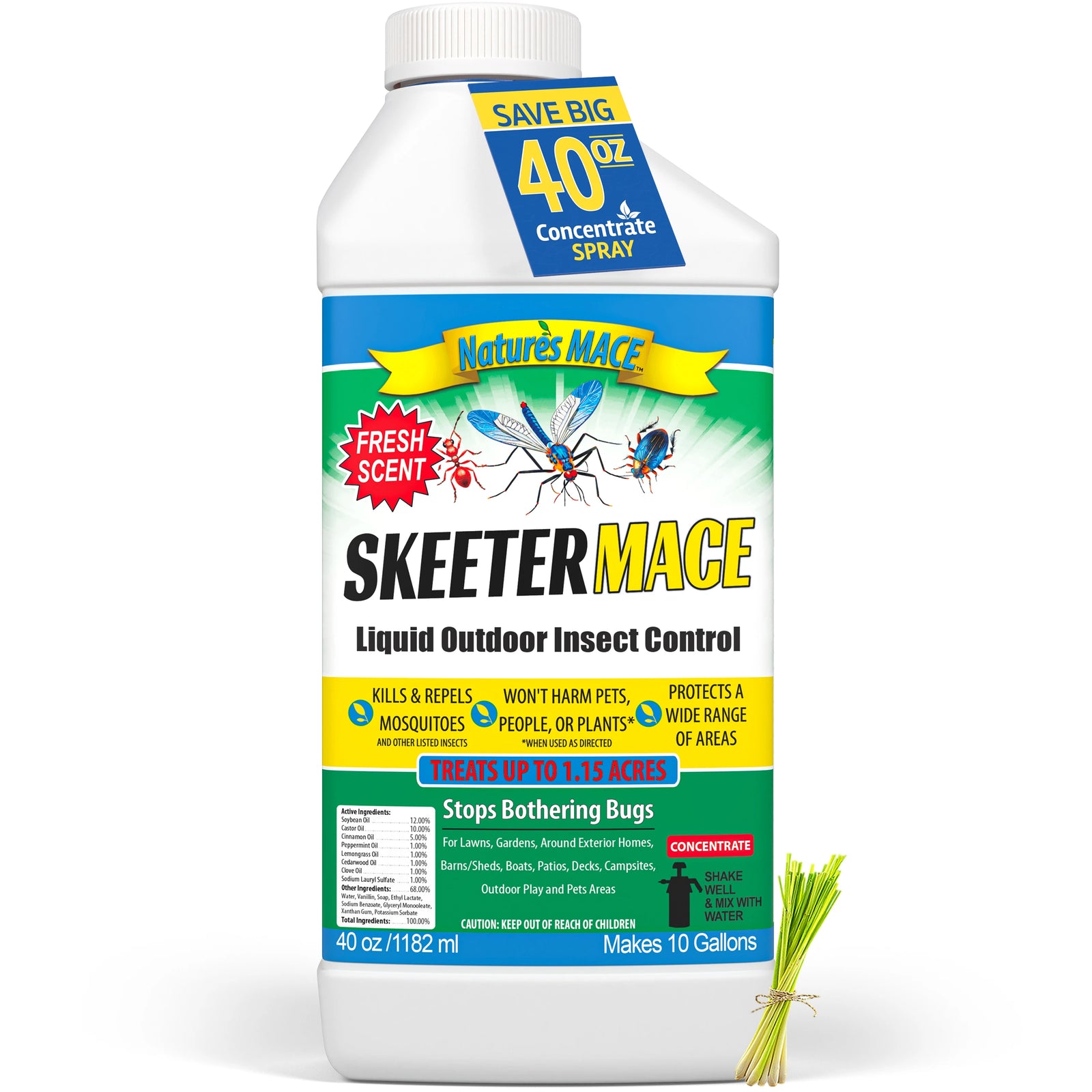 Skeeter MACE 40-ounce Concentrate Outdoor Insect Control Spray | gallery:40-oz-conc