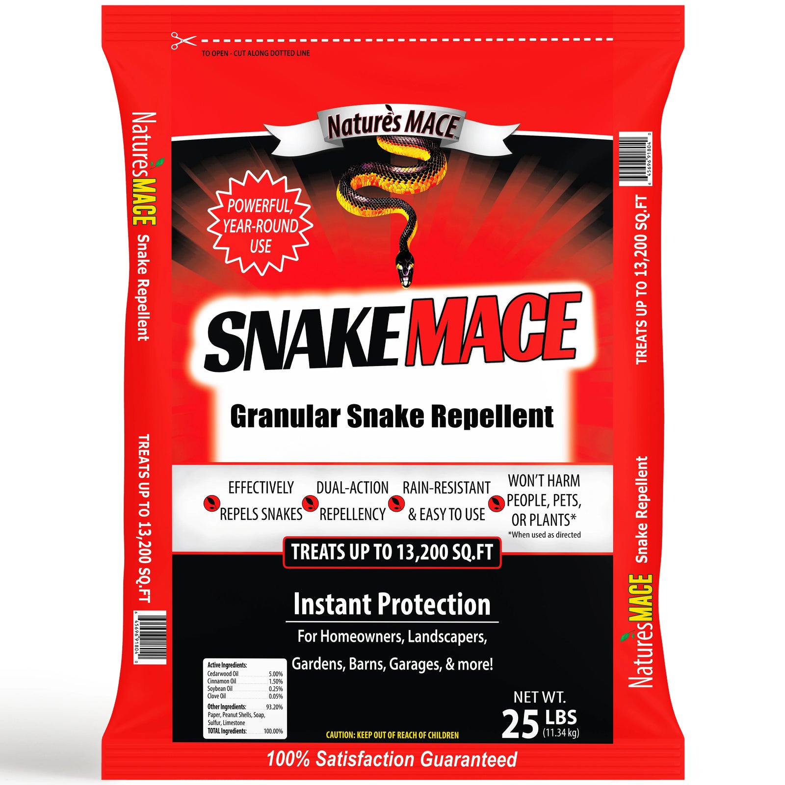 Snake MACE Granular 25lb. Snake Repellent Snake Deterrent | gallery:25-lb