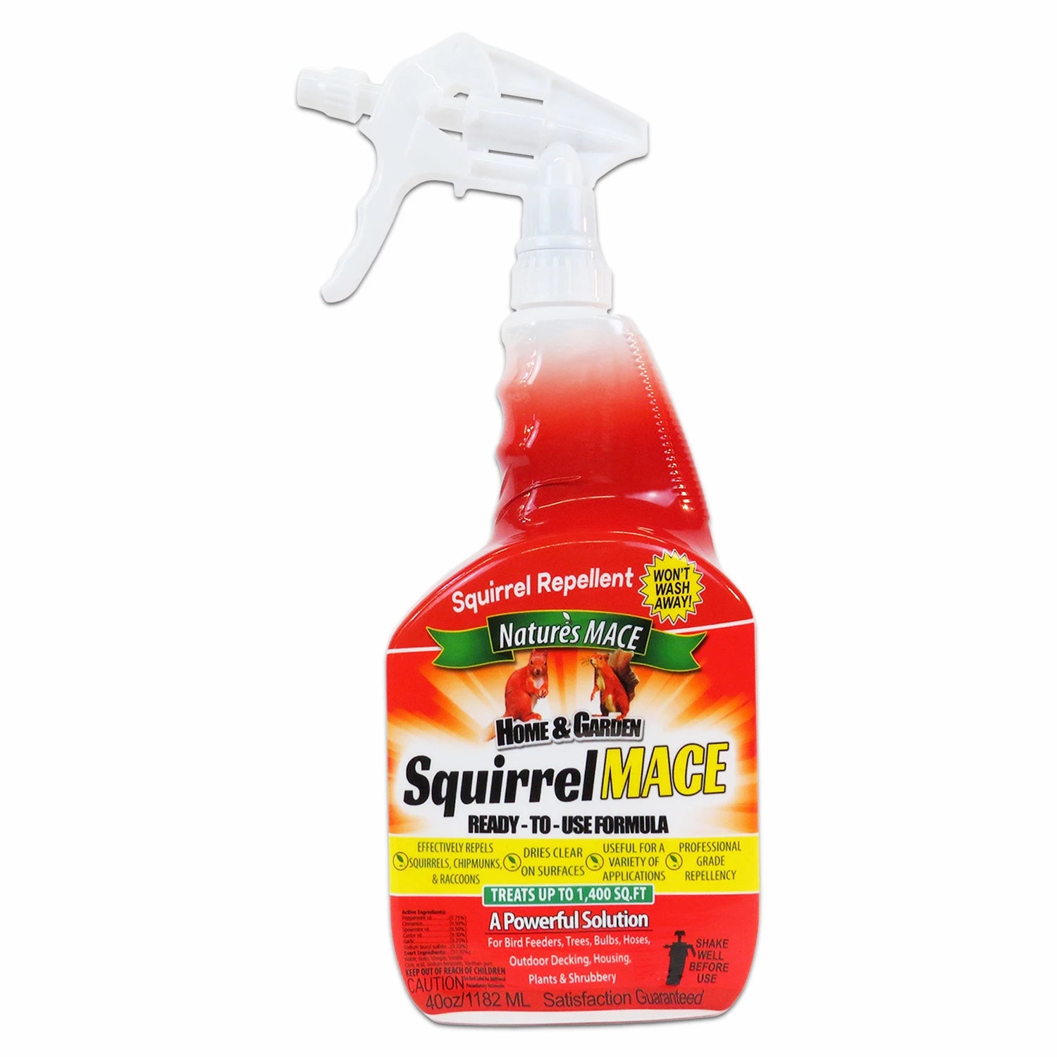 Squirrel MACE Squirrel Repellent 40oz Spray squirrel repellent spray