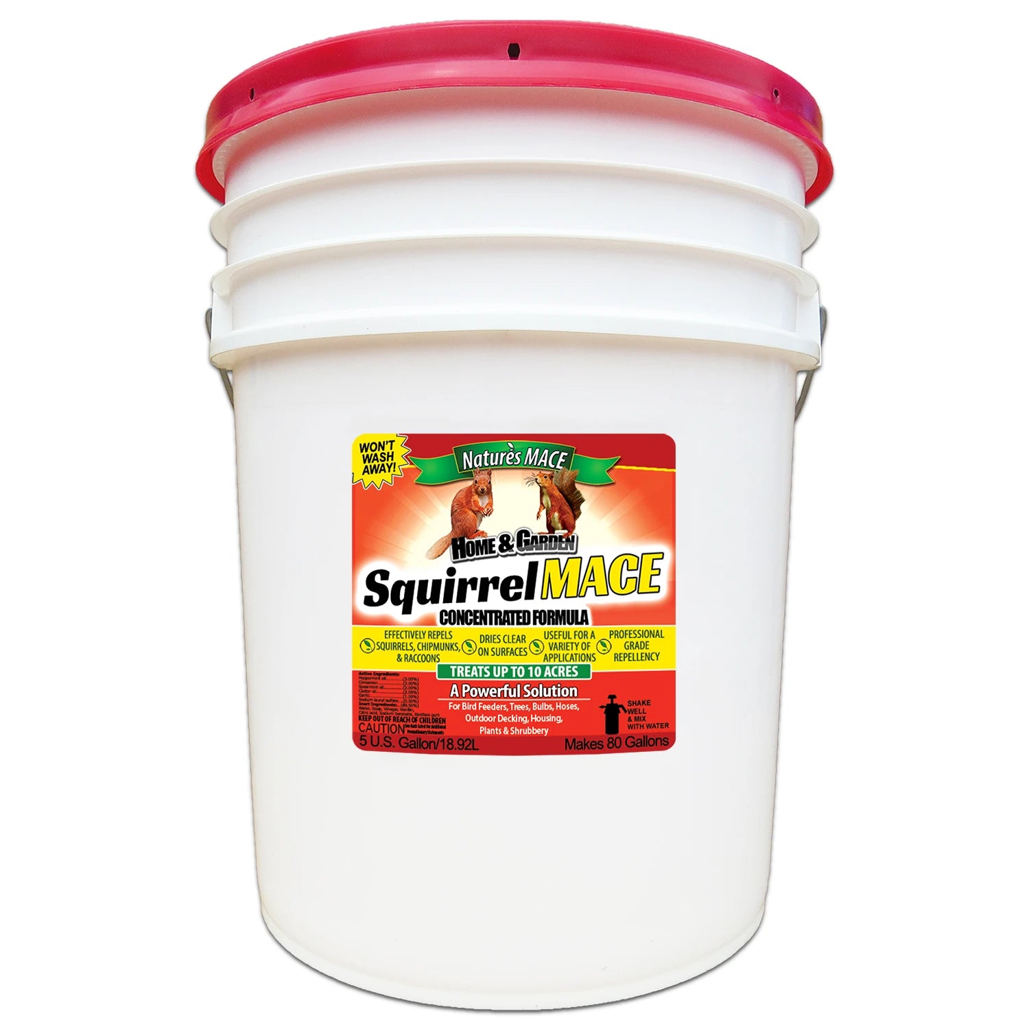 Squirrel MACE Squirrel Repellent 5 Gallon squirrel repellent spray | gallery:5-gal-conc