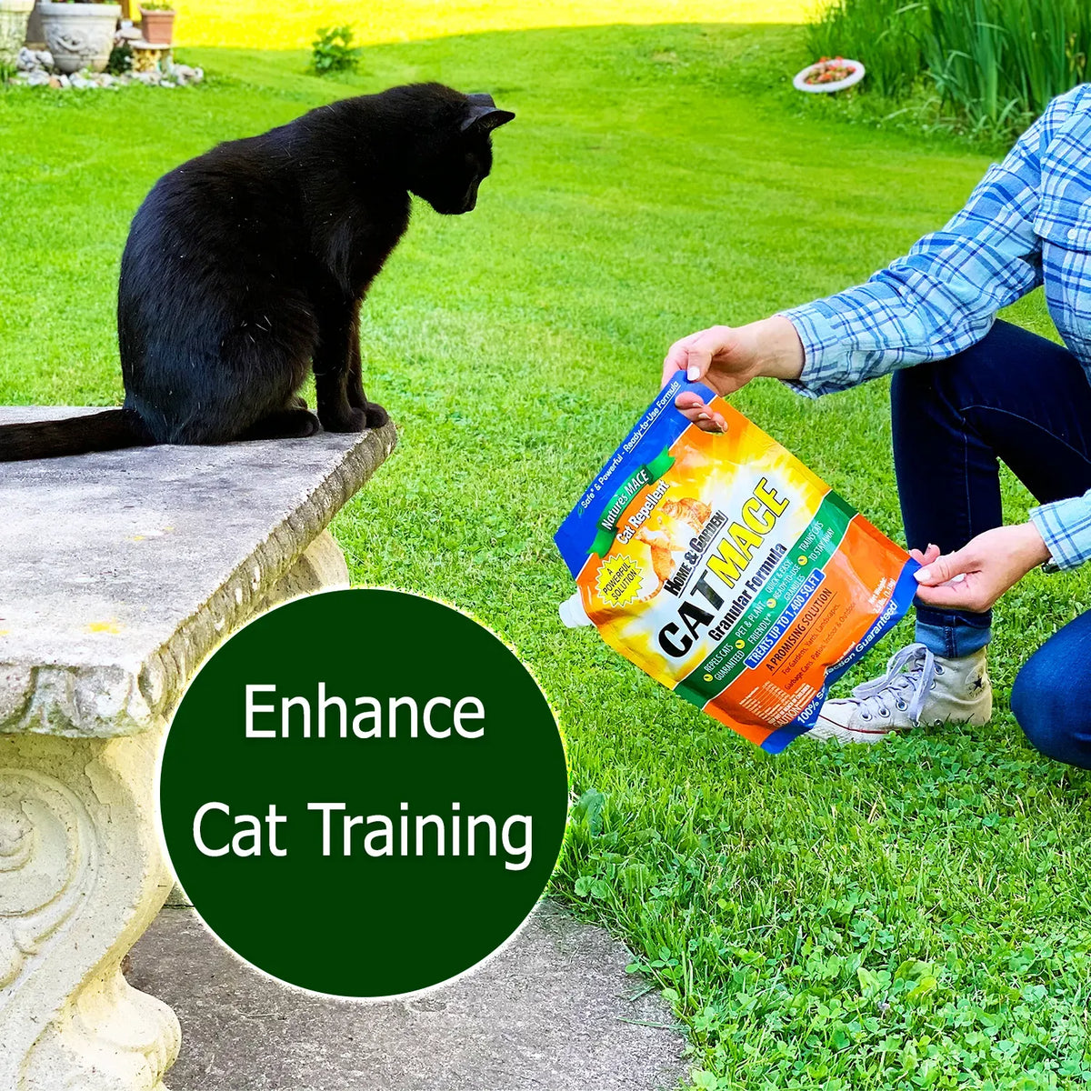 Natures MACE Cat MACE Granular Cat Repellent  enhance Cat Training