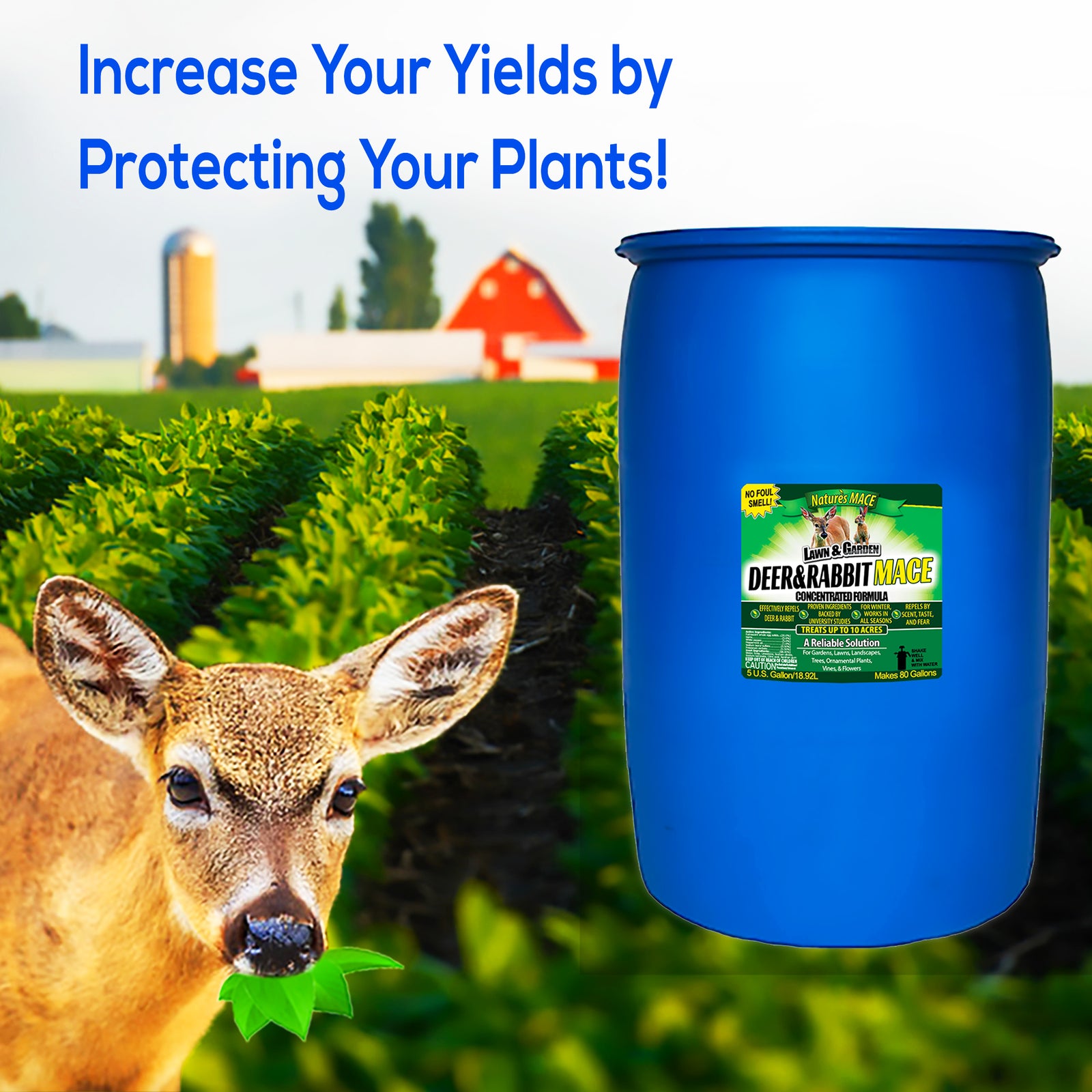 55 Gallon Liquid Deer and Rabbit Repellent | gallery:all