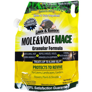 Mole & Vole MACE Granular 10lb mole repellent