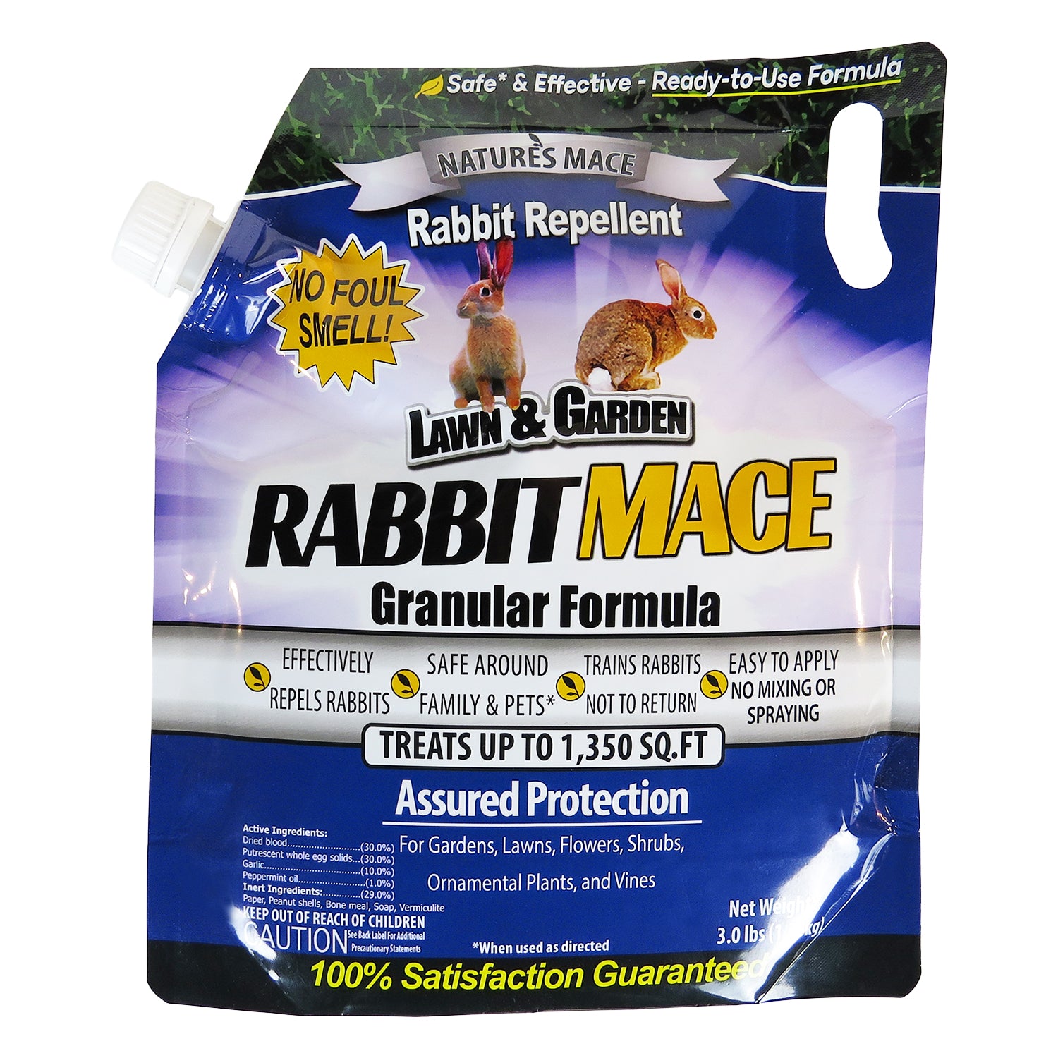 Rabbit MACE Granular 3lb rabbit repellent