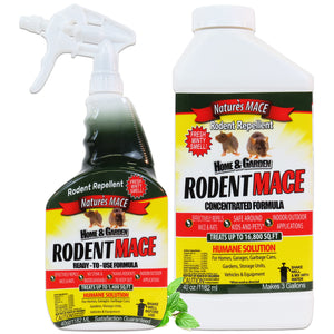 Rodent MACE Peppermint Rodent Repellent Combo Kit repel rodents