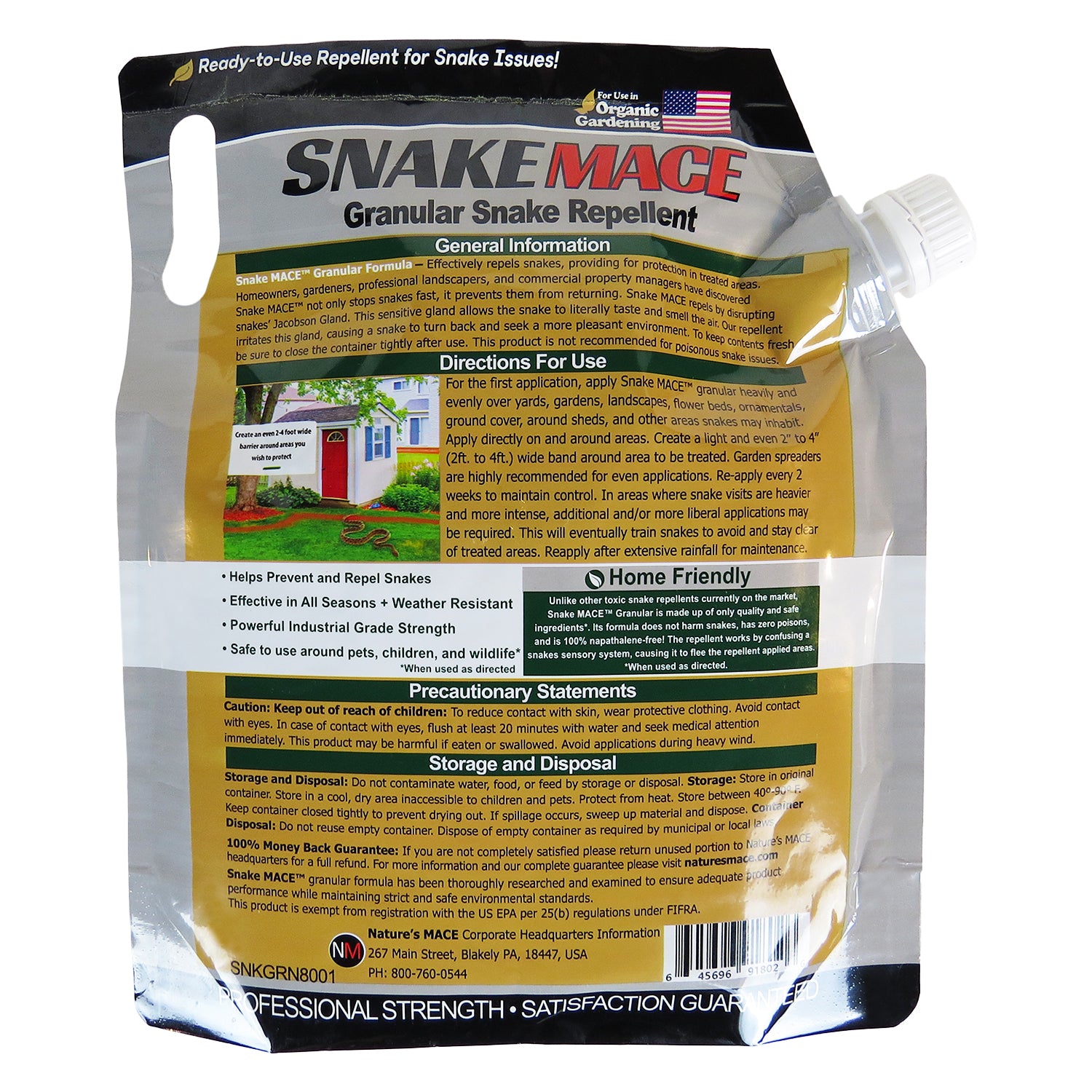 Snake MACE Granular 3lb snake repellent