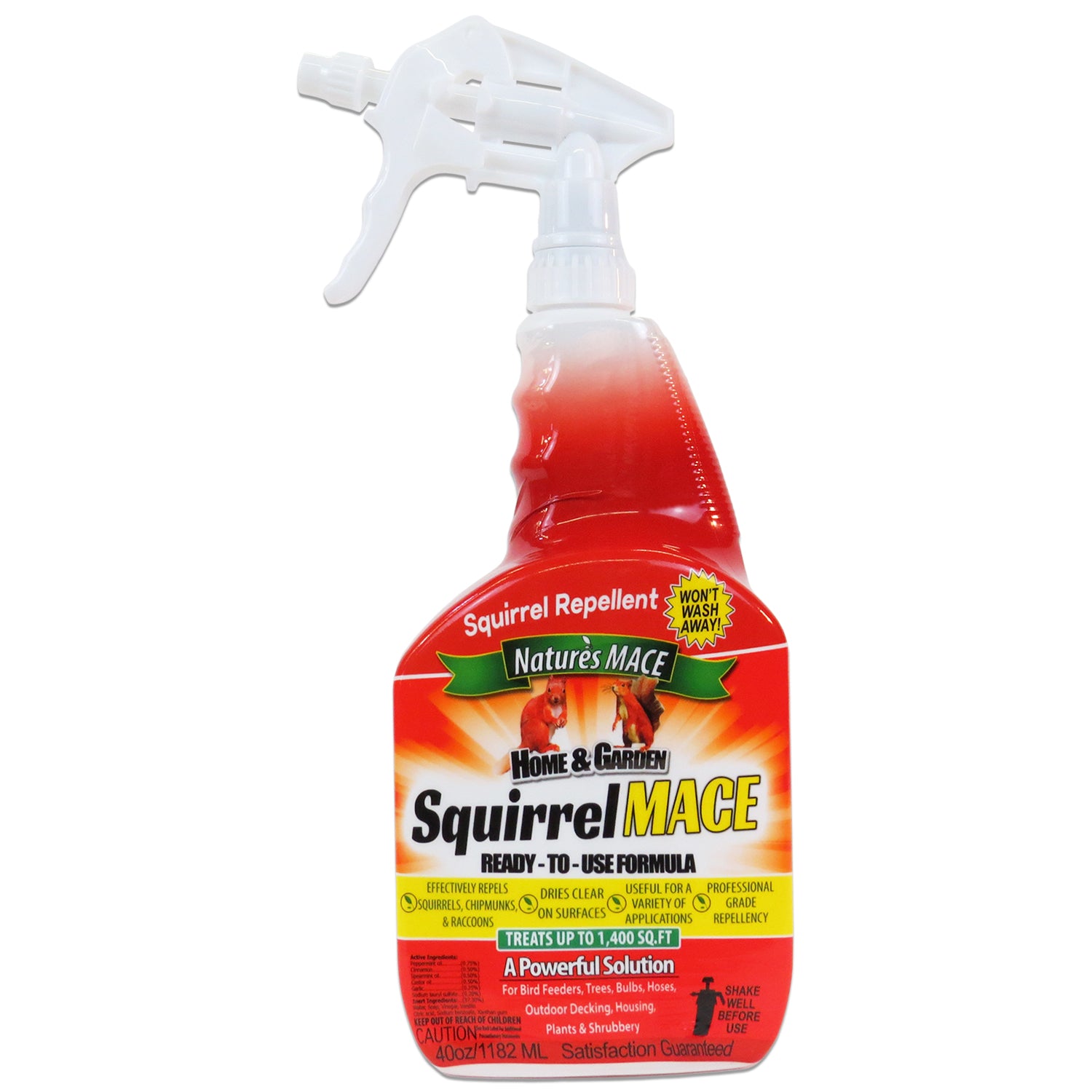 Squirrel MACE Squirrel Repellent 40oz Spray squirrel repellent spray