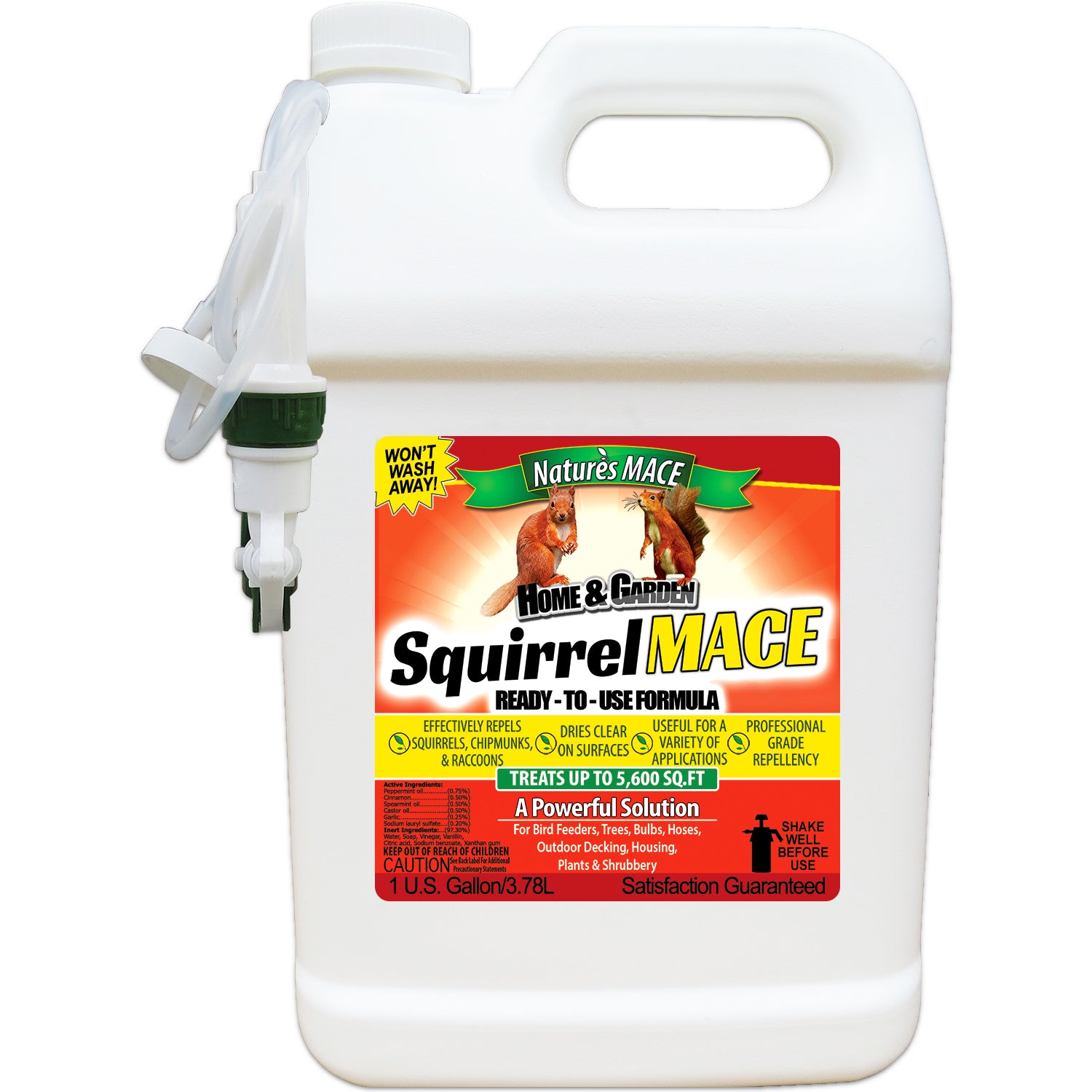 Squirrel MACE Squirrel Repellent 40oz Spray squirrel repellent spray